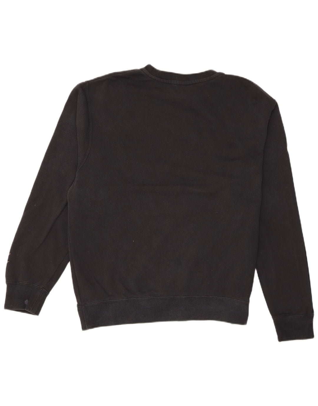 Nike Herren-Sweatshirt mit Swoosh-Grafik, mittlere schwarze Baumwolle