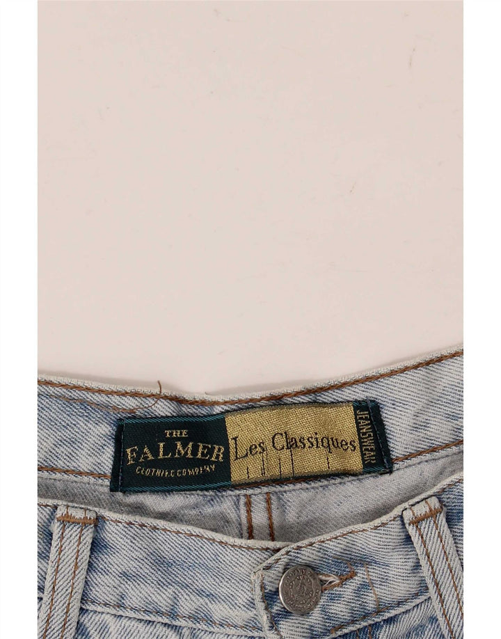 Kurz geschnittene Damenjeans von Falmer, W28, L24, Blau