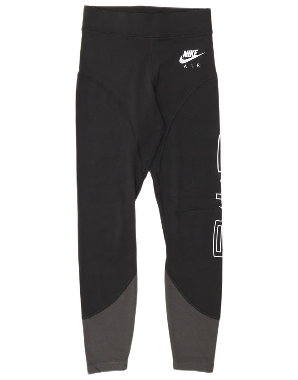 Nike Damen-Leggings mit Grafik, Größe S, Größe S, Schwarz, Baumwolle, Sport