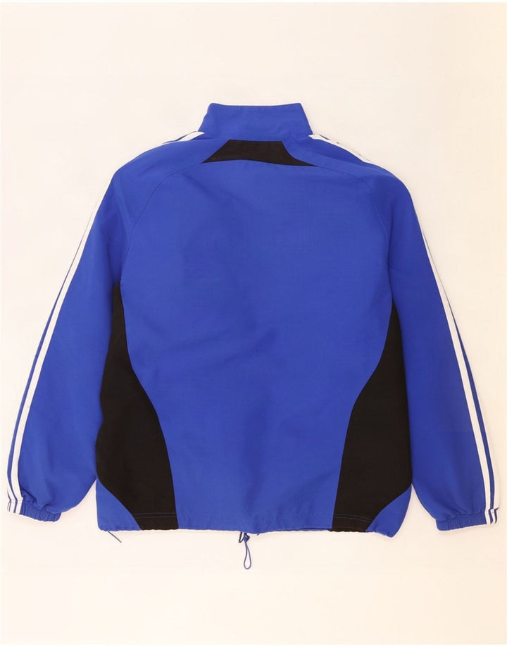 Adidas Herren Graphic Trainingsanzug Top Jacke UK 38/40 Mittelblau Farbblock