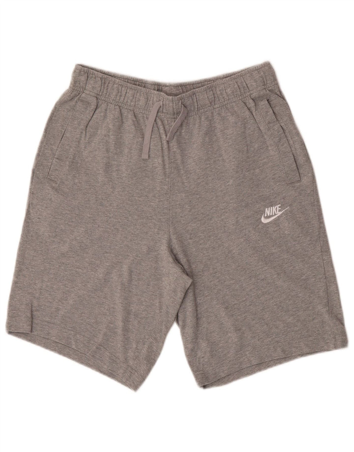 Nike Herren-Sportshorts, Größe S, graue Baumwolle