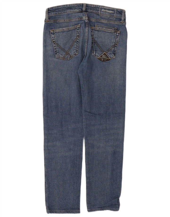 Roy Rogers Damen Distressed Slim Jeans W31 L29 Blaue Baumwolle