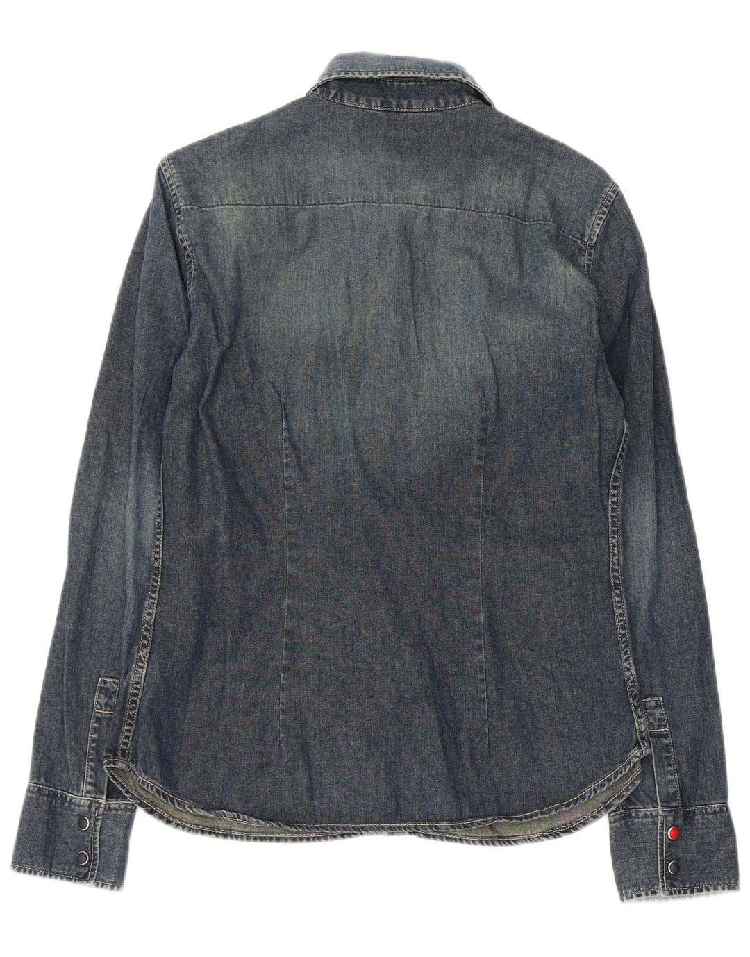 Calvin Klein Jeans Damen Jeanshemd XL Blaue Baumwolle