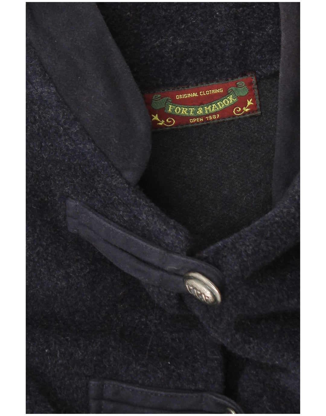Fort & Madox Damen Ponchomantel UK 40 Large Marineblau