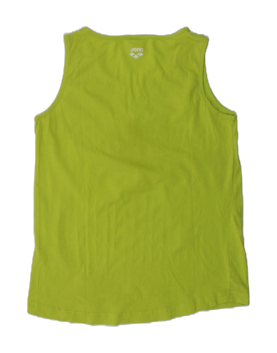 ARENA Girls Graphic Vest Top 11-12 Years Yellow | Vintage Arena | Thrift | Second-Hand Arena | Used Clothing | Messina Hembry 