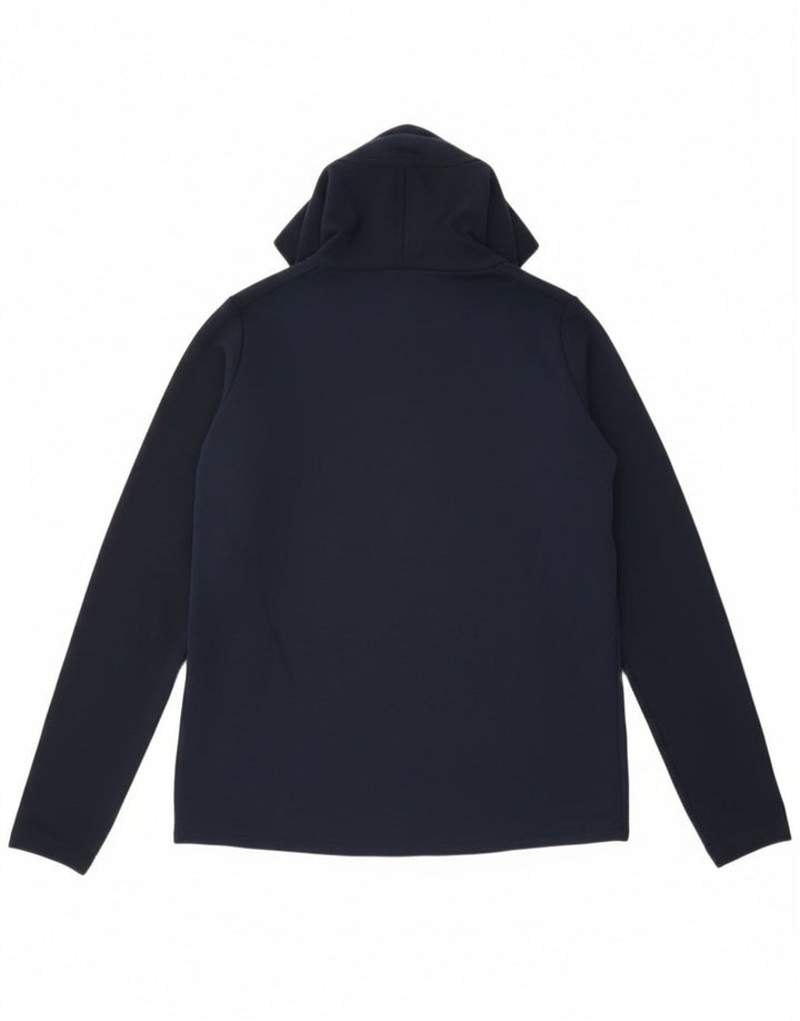 Nike Herren Dri Fit Pullover-Trainingsanzugoberteil, Größe S, Marineblau, Farbblock