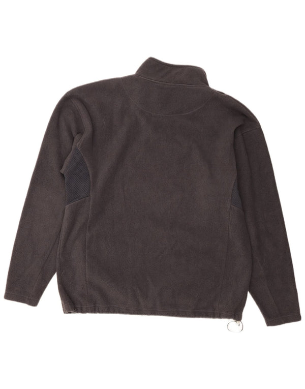 Wilson Herren-Fleecepullover mit Reißverschluss, XL, graues Polyester