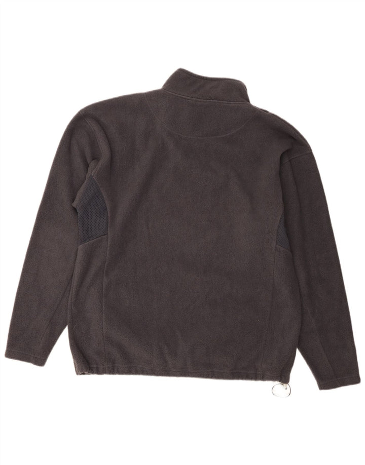 Wilson Herren-Fleecepullover mit Reißverschluss, XL, graues Polyester