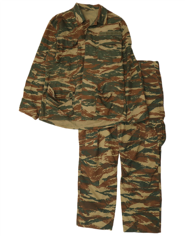 Vintage Herren Jagd 2-teiliges Set Medium W34 L30 Grüne Tarnung