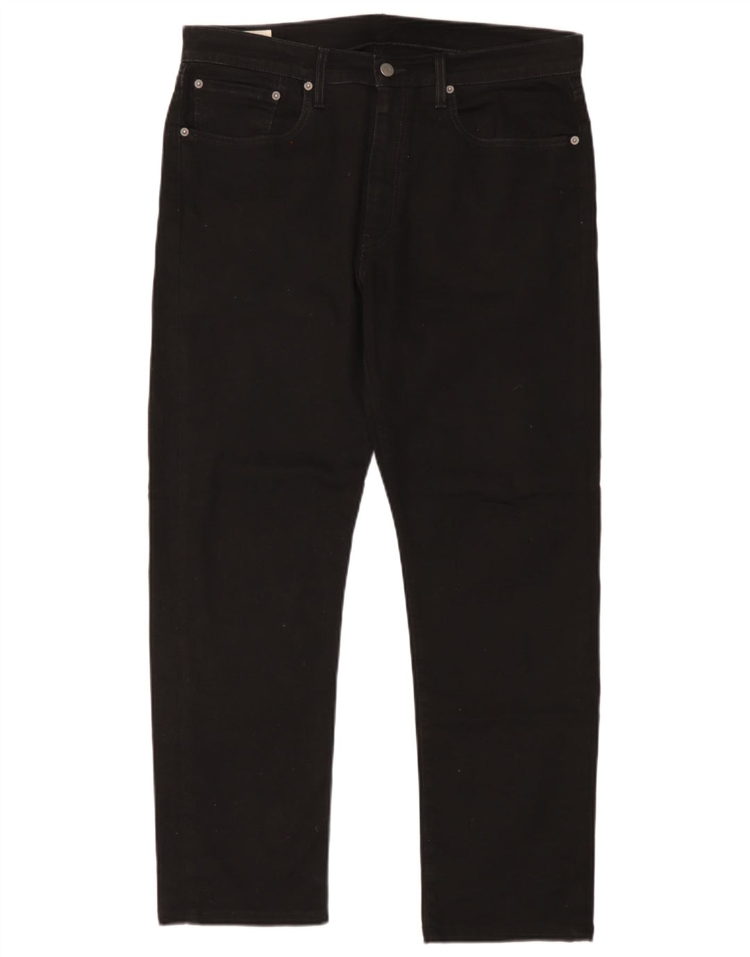 Levi's Herren 502 Tapered Jeans W36 L29 schwarze Baumwolle