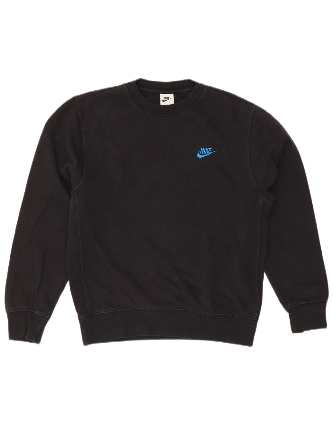 Nike Herren Sweatshirt Pullover Small Schwarz Baumwolle