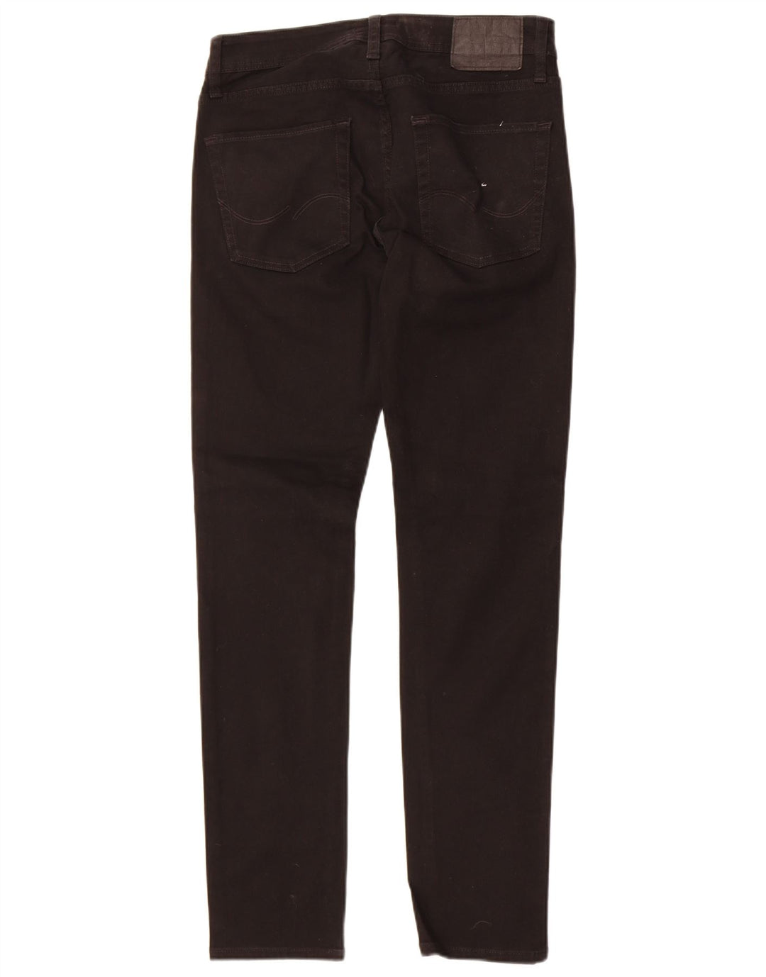 Jack & Jones Herren Tim Slim Jeans W28 L32 Schwarze Baumwolle