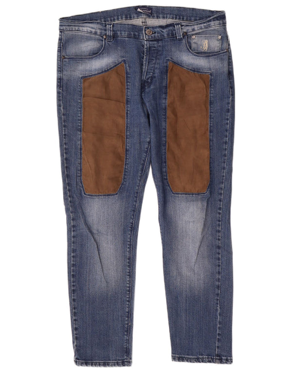 Jeckerson Herren Slim Jeans IT 52 XL W36 L29 Blaue Baumwolle