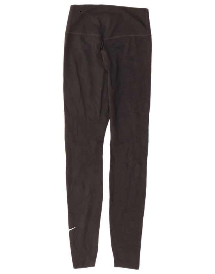 Nike Damen Leggings UK 6 XS Schwarz Polyester