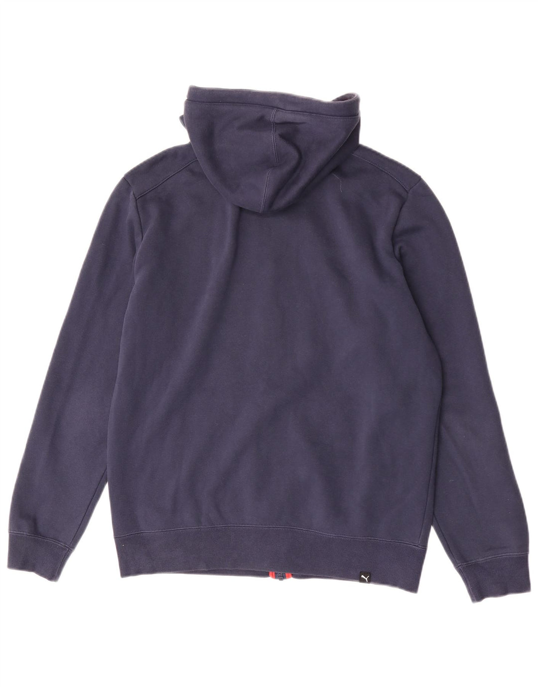 Puma Herren Graphic Regular Fit Kapuzenpullover mit Reißverschluss, mittelmarineblaue Baumwolle