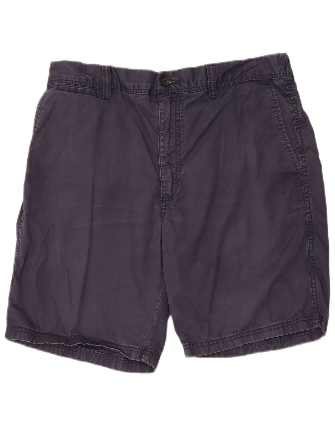 Marks & Spencer Herren-Chinoshorts W36, Größe L, Marineblau, Baumwolle