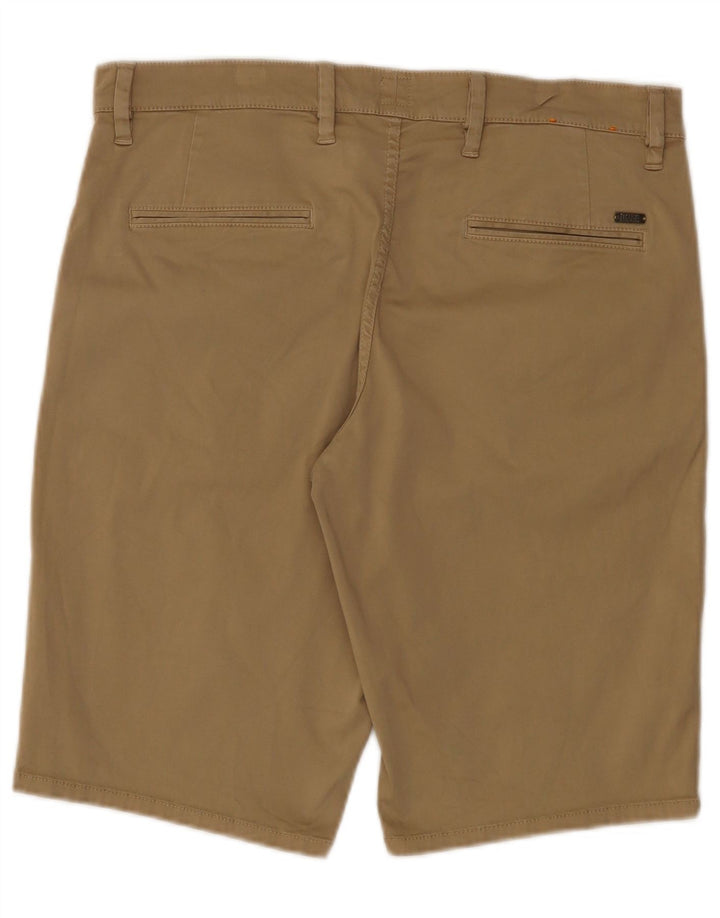 Hugo Boss Herren Chinoshorts W35 Large Beige Baumwolle