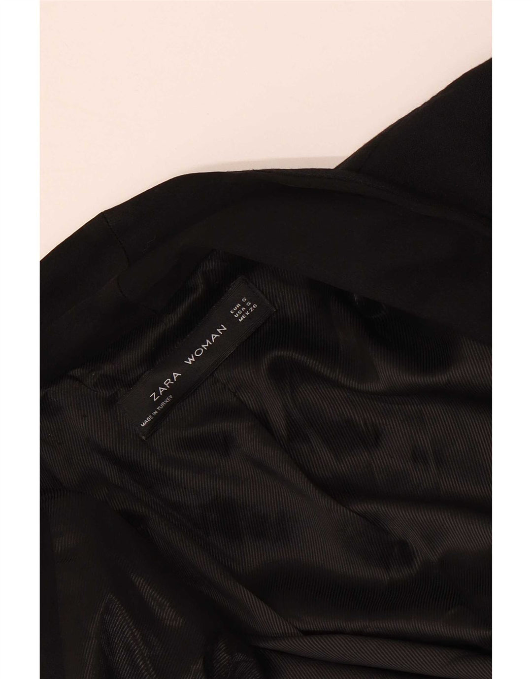 Offene Blazerjacke für Damen von Zara, Gr. 10, Größe S, Schwarz