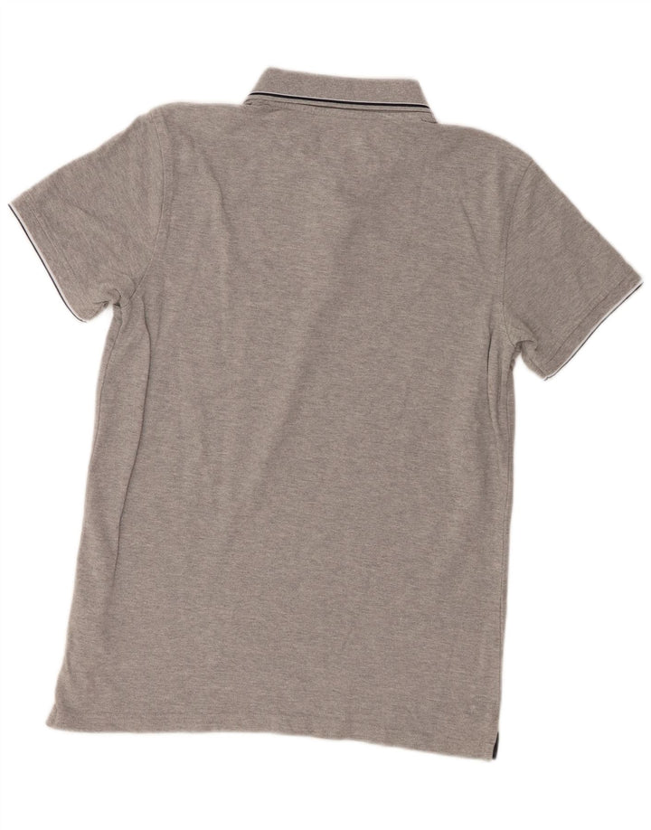Timberland Herren Slim Fit Poloshirt mittelgraue Baumwolle