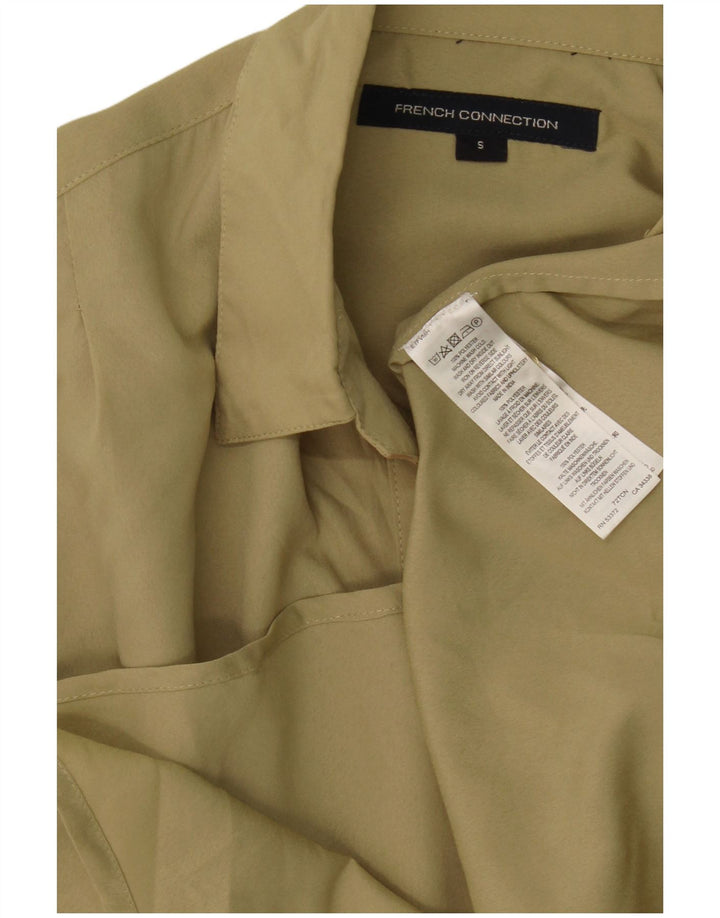 French Connection Damen-Übergroßes Pullover-Hemd, Gr. 10, Small Khaki