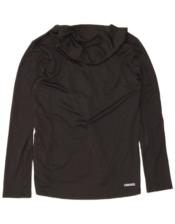 Adidas Herren Nevada Wolf Pack Kapuzenshirt mit Grafik, langärmlig, Größe S, Schwarz