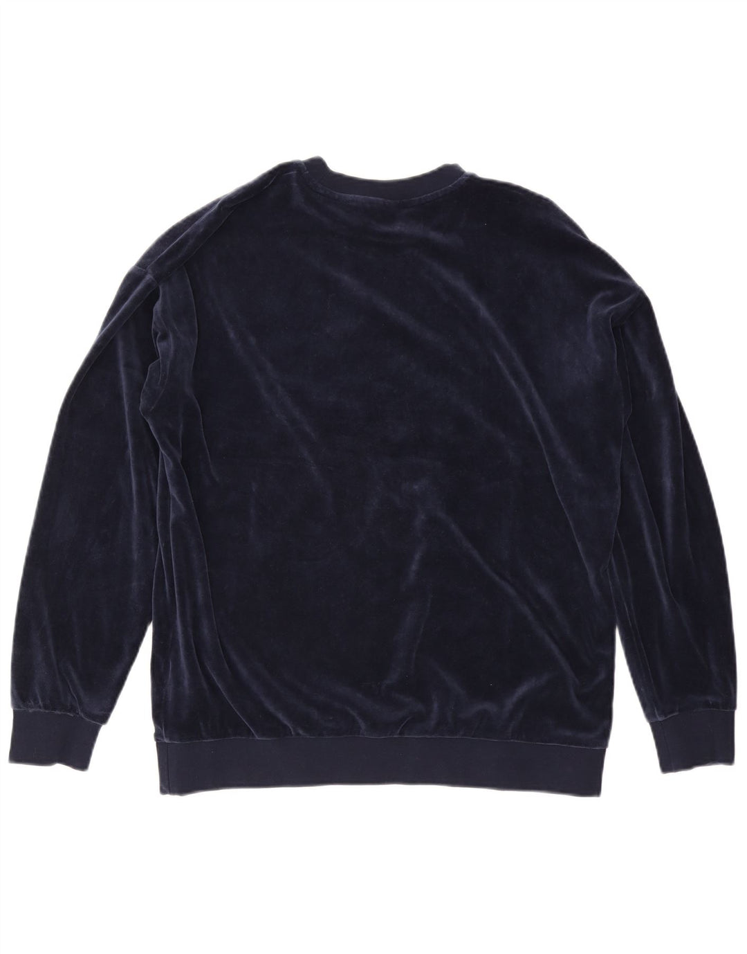 ADIDAS Damen-Sweatshirt in Übergröße mit Grafik, UK 12, mittelmarineblau