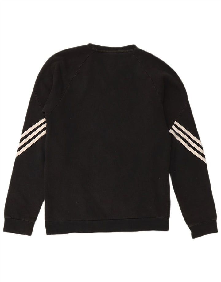 Adidas Herren Sweatshirt Pullover Small Schwarz Baumwolle