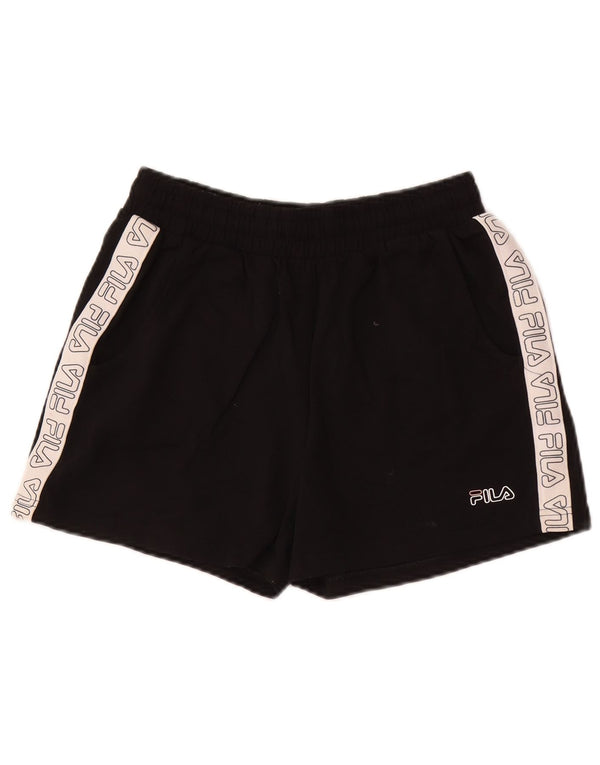 Fila Graphic Sportshorts für Jungen, 13–14 Jahre, Schwarz, Farbblock
