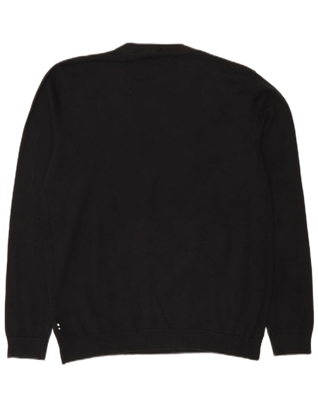 Jack & Jones Herren-Pullover mit V-Ausschnitt, groß, aus schwarzer Baumwolle