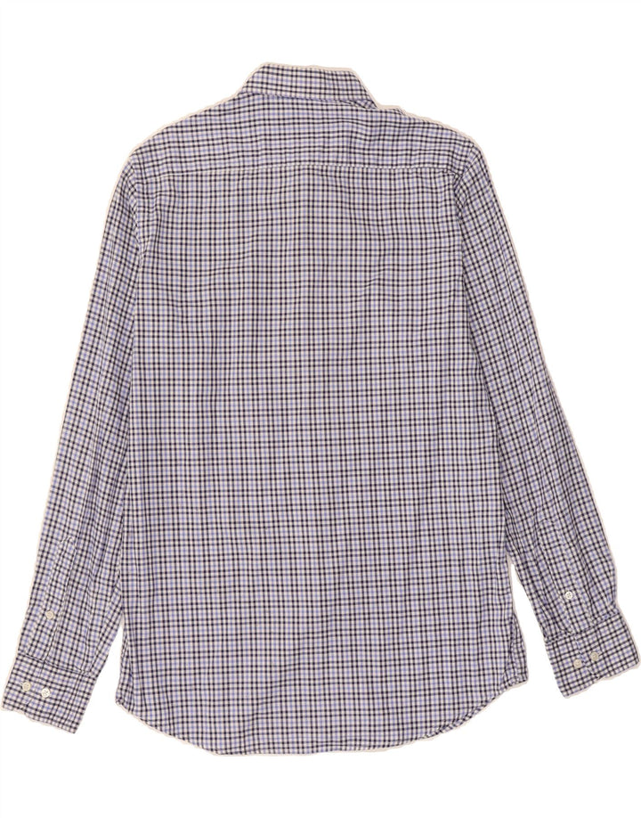 MASSIMO DUTTI Mens Shirt Medium Blue Check Vintage Massimo Dutti and Second-Hand Massimo Dutti from Messina Hembry 