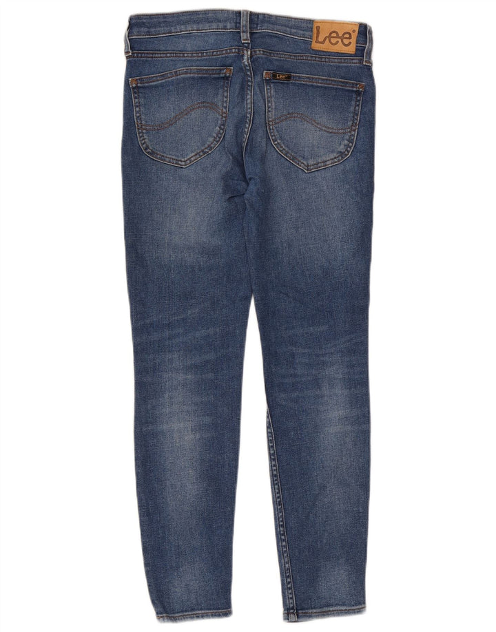 Lee Damen Skinny Jeans W28 L26 Blaue Baumwolle