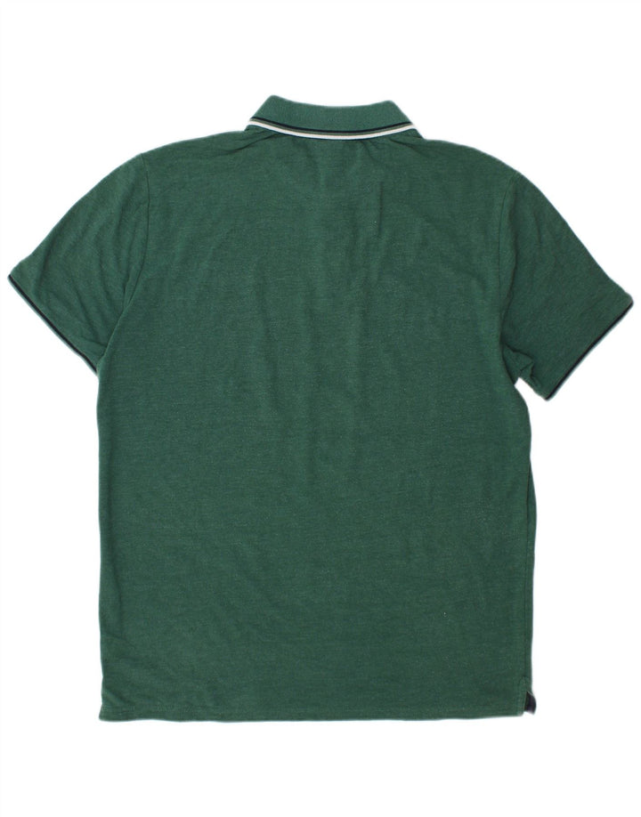 Champion Herren Poloshirt XL Grün gestreift