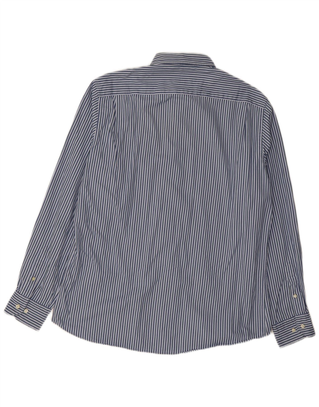 Massimo Dutti Herrenhemd XL Blauer Nadelstreifen