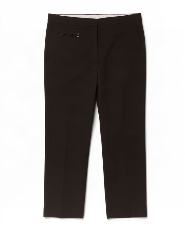 Marks & Spencer Damen Gerade Freizeithose UK 16 Large W36 L29 Schwarz