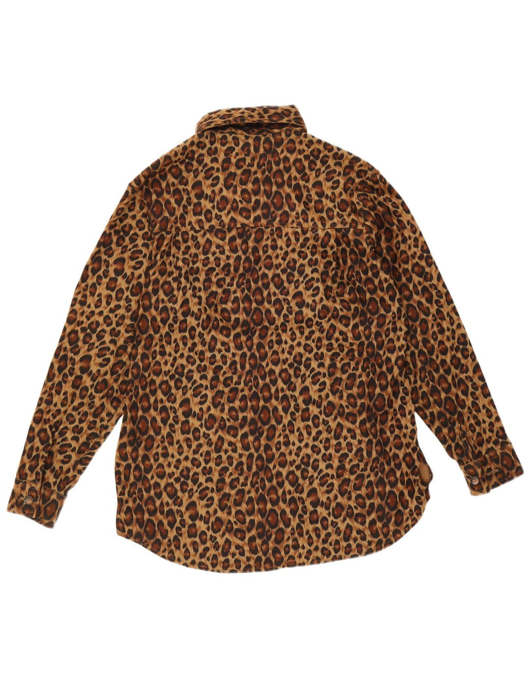 Sunbelt Damen-Oversize-Hemd (UK 10), kleines braunes Tiermuster