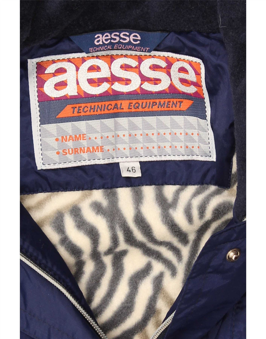Aesse Damen-Trainingsanzug, komplett, EU 46, XL, Marineblau, Farbblock