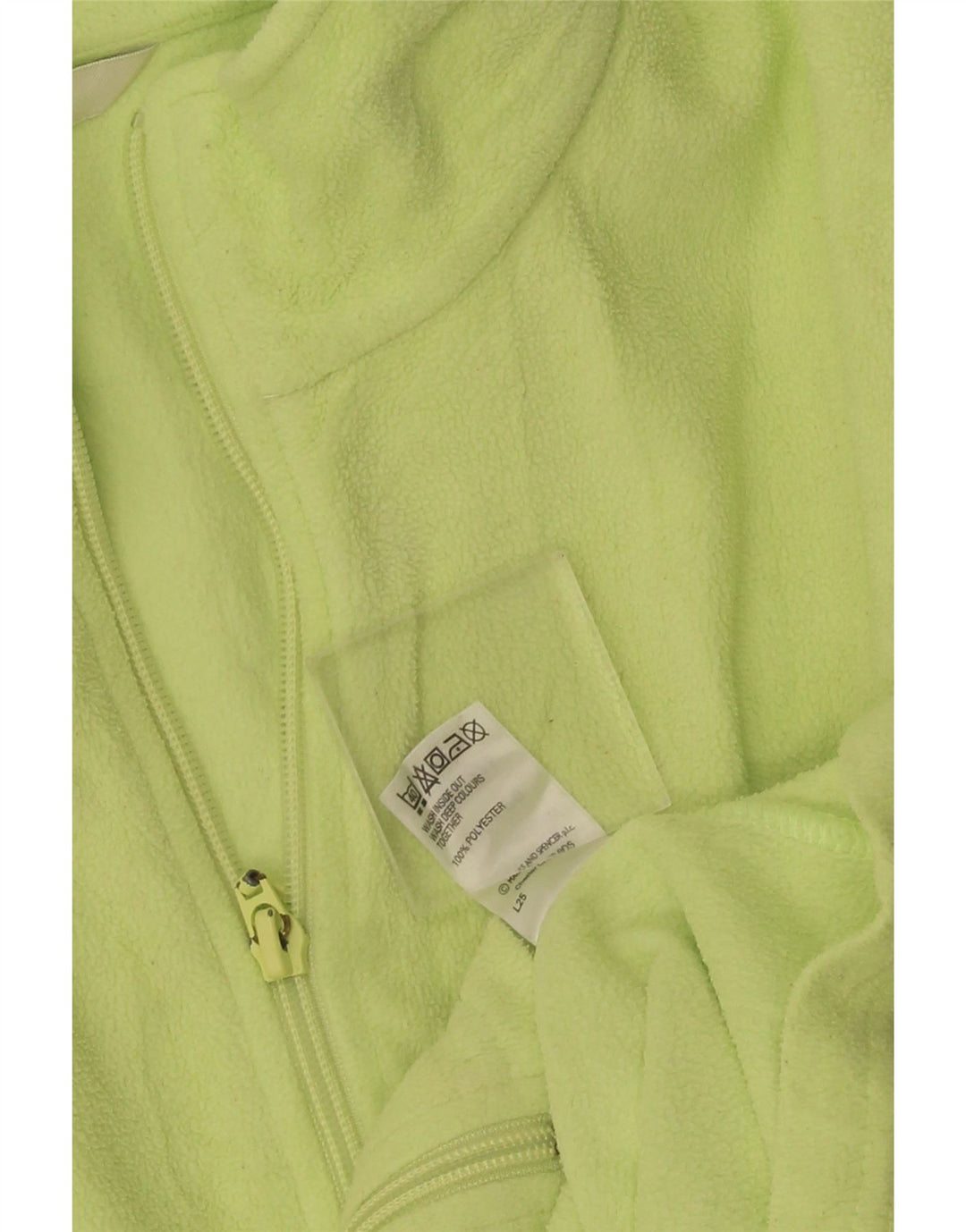 Marks & Spencer Damen Fleecejacke UK 20 2XL Grün Polyester