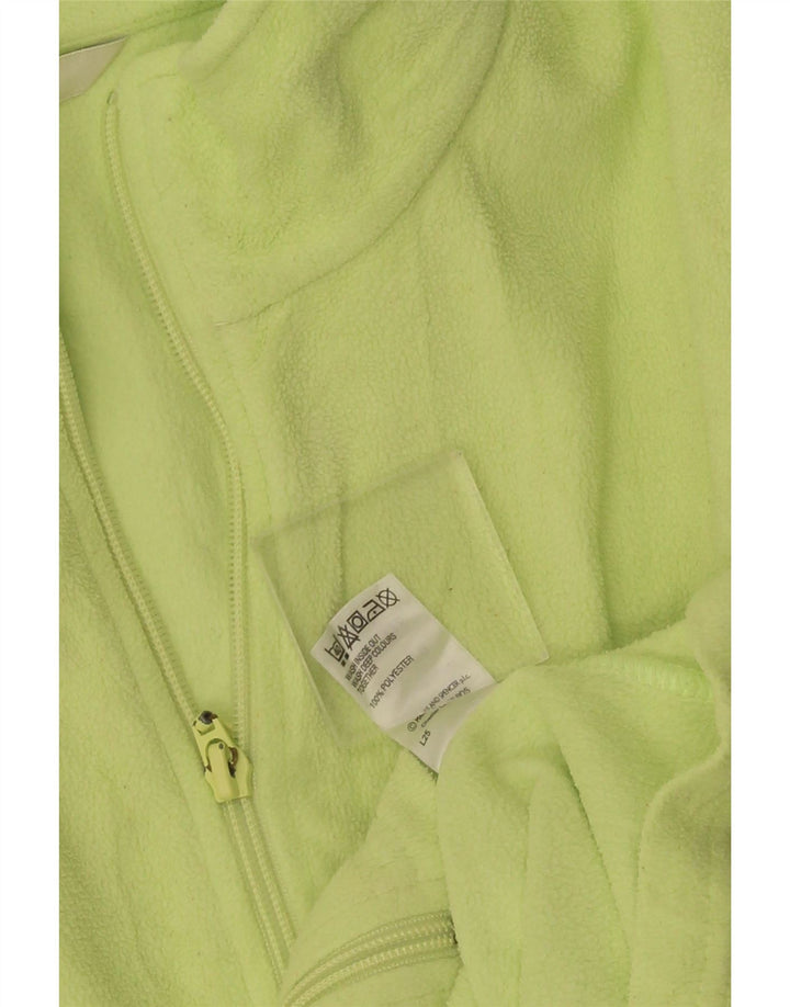 Marks & Spencer Damen Fleecejacke UK 20 2XL Grün Polyester