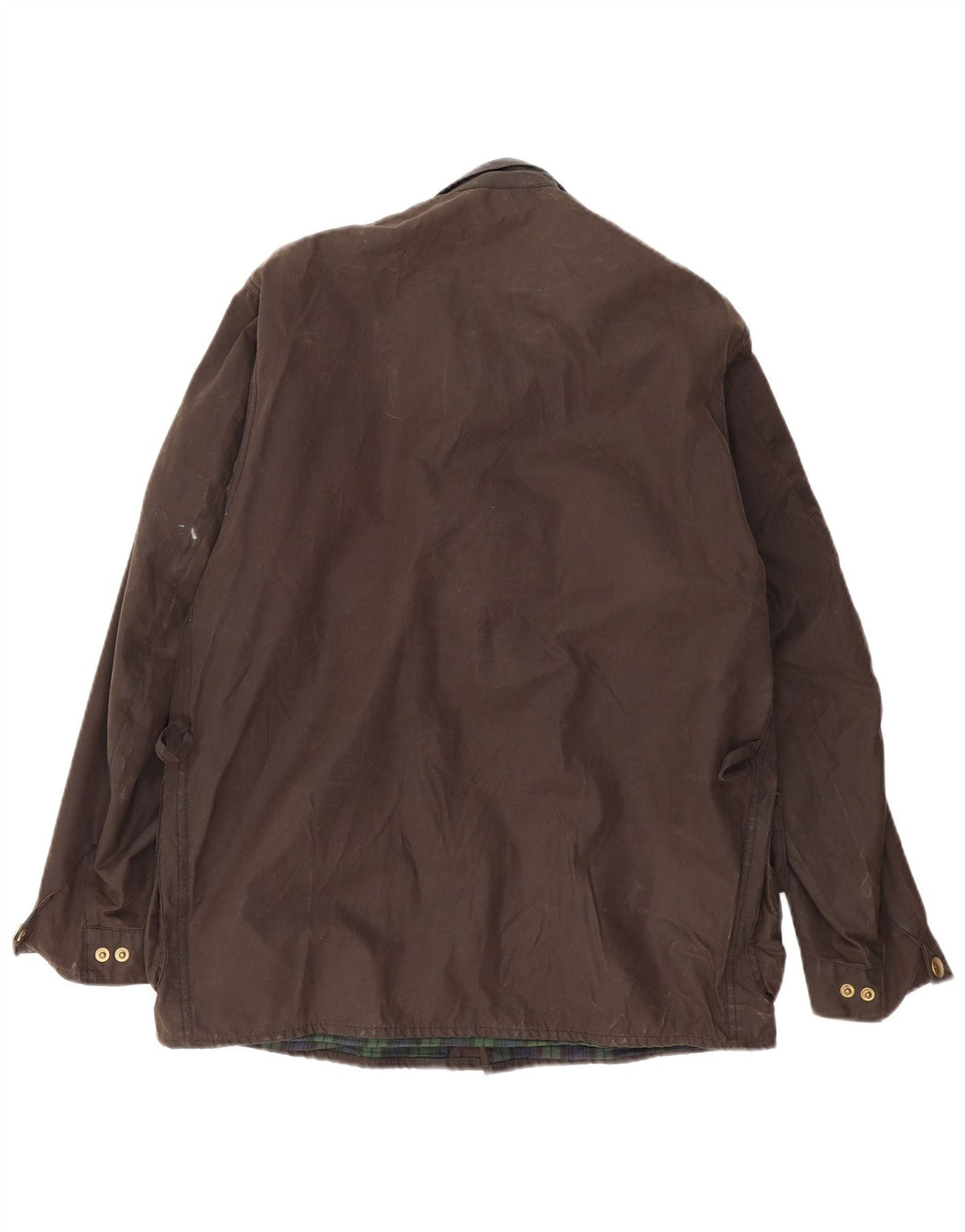 BARBOUR Herrenjacke aus gewachster Baumwolle, Größe 38, kleine braune Baumwolle