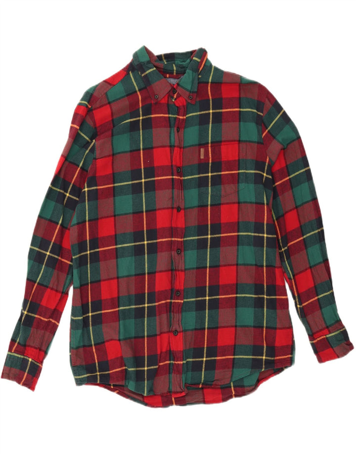 CHAPS Mens Flannel Shirt Large Multicoloured Check Cotton Vintage Chaps and Second-Hand Chaps from Messina Hembry 