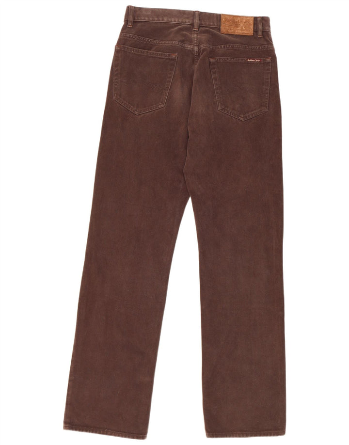 Marlboro Classics Herren Straight Jeans W32 L34 Braune Baumwolle