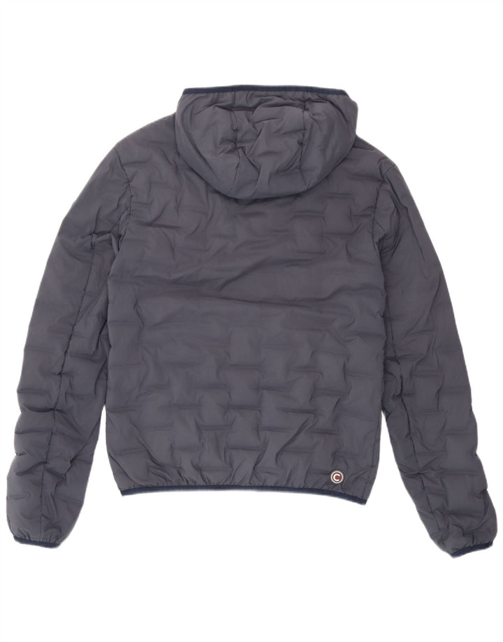 Colmar Damen Wattierte Jacke mit Kapuze IT 46 Large Marineblau Polyester