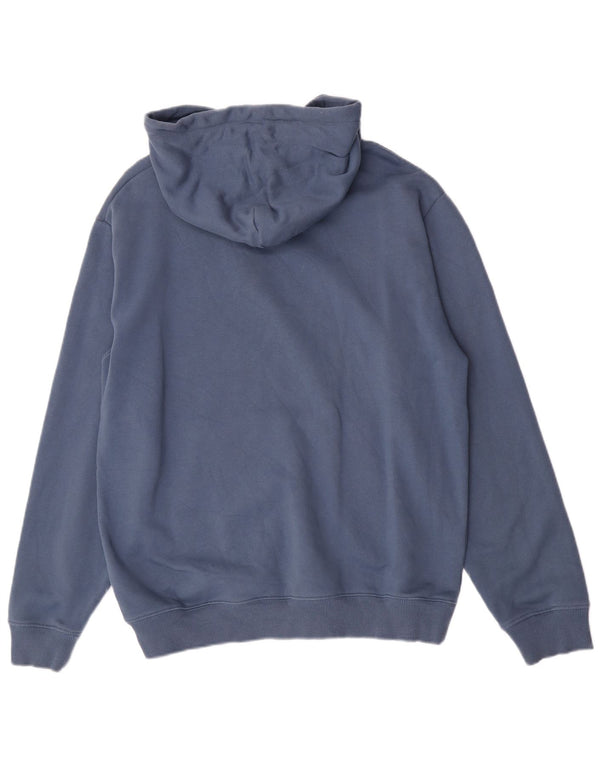 Napapijri Herren Geographic Graphic Kapuzenpullover, Größe L, Blau, Baumwolle
