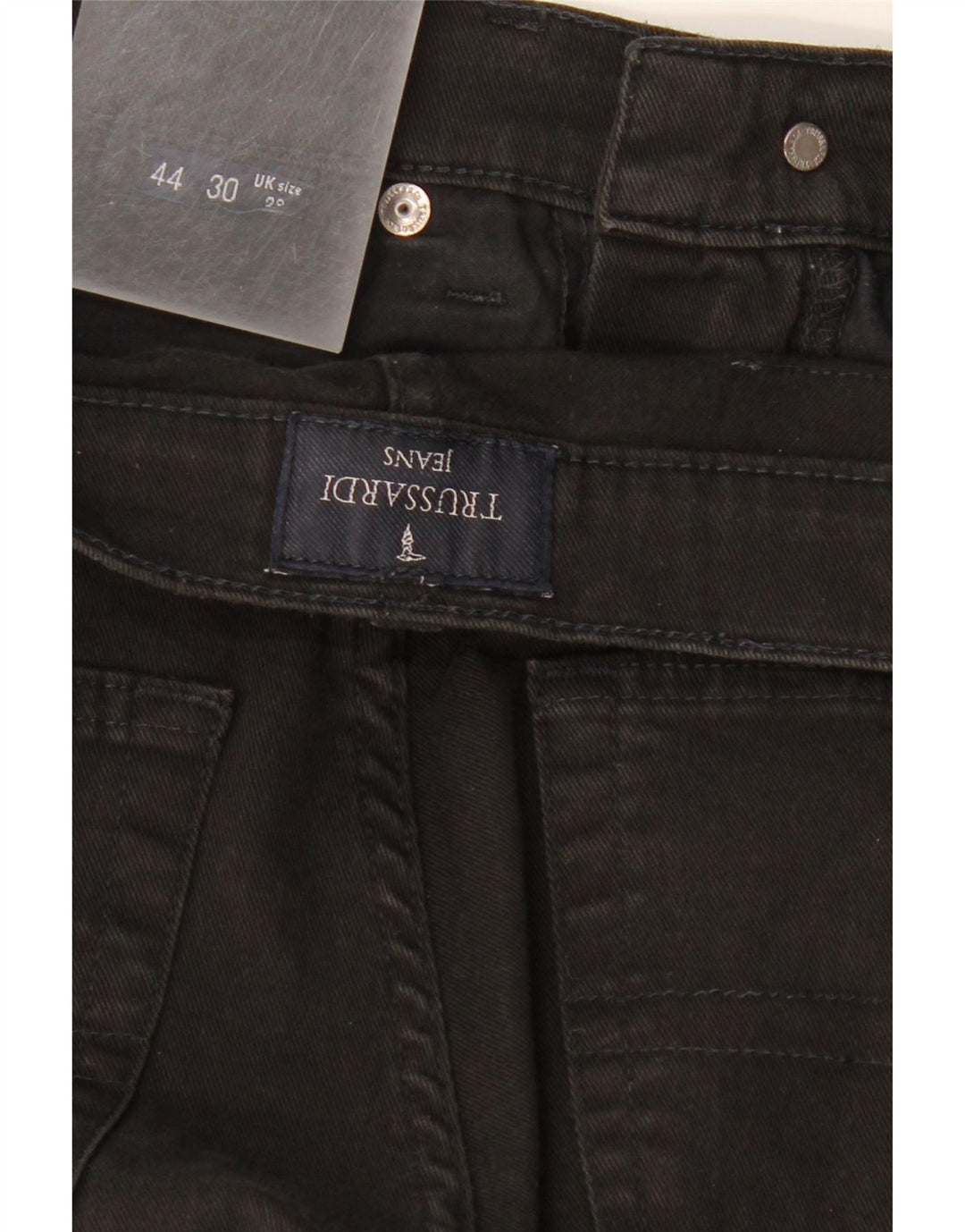 TRUSSARDI Womens Straight Jeans W28 L31 Black Vintage Trussardi and Second-Hand Trussardi from Messina Hembry 