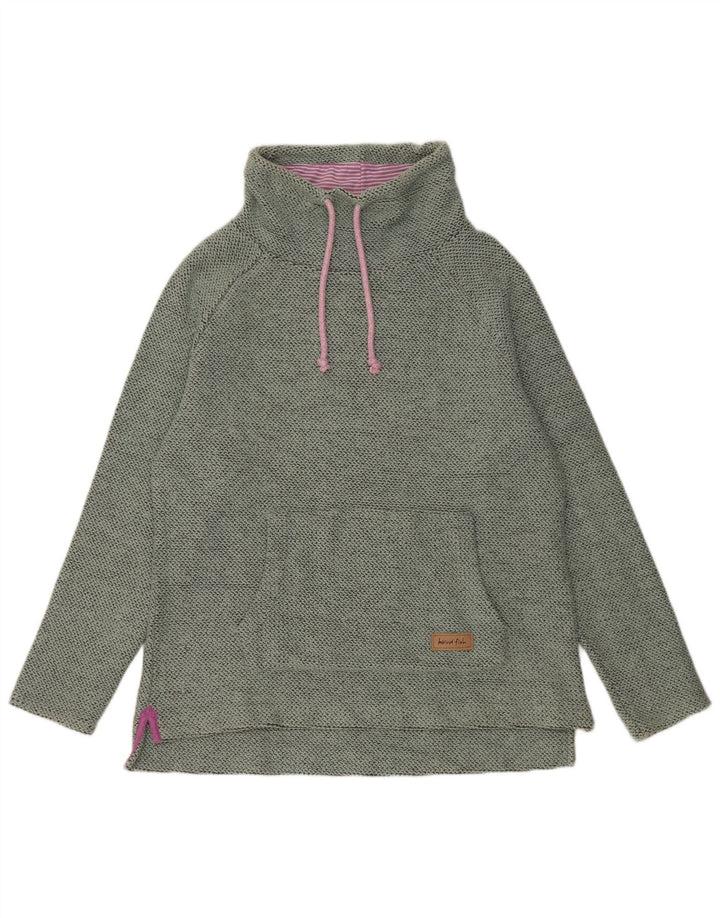 Weird Fish Damen Sweatshirt Pullover UK 16 Large Grüne Baumwolle