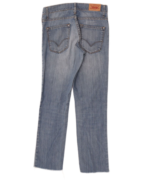 Levi's Straight Jeans für Mädchen, 11–12 Jahre, W24 L24, blaue Baumwolle