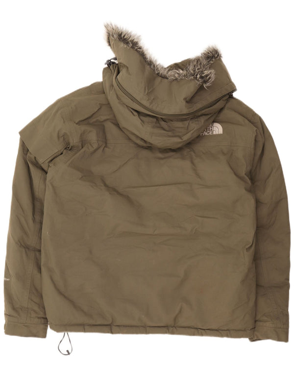 The North Face Herren-Jacke mit Kapuze, gepolstert, UK 38, Medium Khaki, Nylon
