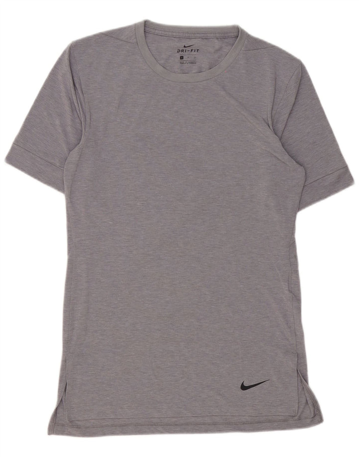 Puma Herren Tall T-Shirt Top Small Grau Polyester