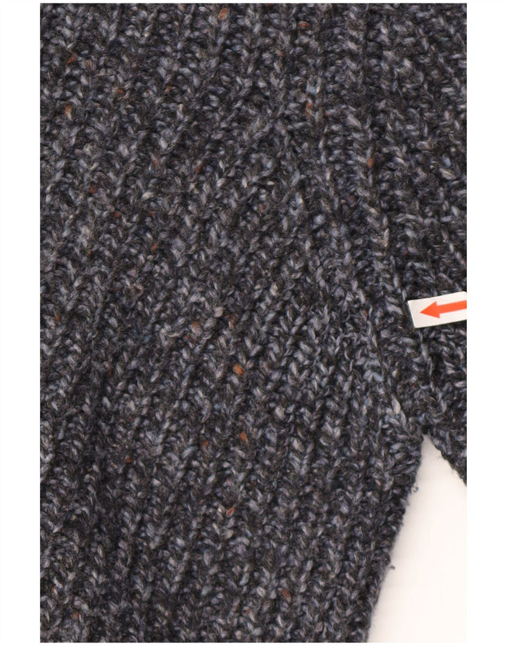 Marks & Spencer Herren Blue Harbour Pullover mit U-Boot-Ausschnitt, Größe L, Marineblau