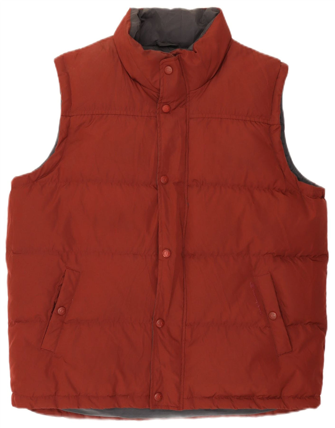 Champion Herren Wattierte Weste UK 38 Medium Burgund